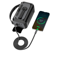 Radio Solar de Manivela de 10000mAh con Lámpara de Lectura