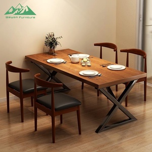 Set Tavolo <span class=keywords><strong>da</strong></span> Pranzo Allungabile in Legno Massello Wayon con Sedie, Design Espandibile per Casa, Famiglia, <span class=keywords><strong>Cucina</strong></span>, Ristorante - Product Image 1