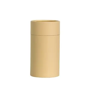 Caja <span class=keywords><strong>de</strong></span> Cartón Ecológica al por Mayor, Tubo Cilíndrico para Regalos, Redonda, Natural, Reciclable, <span class=keywords><strong>de</strong></span> Papel Kraft para Cosméticos y Regalos - Product Image 5