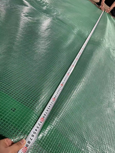 HDPE材料グリーン防水シート構造式足場グリッドタープグリーン防水プラスチックシート - Product Image 4