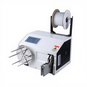 Máquina de encuadernación de cables semiautomática CNC eléctrica para uso doméstico con carrete de papel o plástico para embalaje de productos básicos - Product Image 1