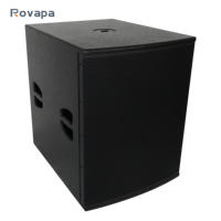 Subwoofer professionnel RV-SW18 de 18 pouces, 600W, haute puissance, enceinte PA, 126dB SPL, 8 ohms, pour système audio de club, discothèque, scène, DJ
