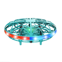Mini Dron LED UFO para Niños/Dron RC Pequeño para Principiantes/Dron Operado a Mano con 3 Modos de Vuelo Dron con Control Remoto UFO
