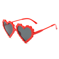 Lunettes de soleil pour enfants en forme de cœur, modèle 2021, personnalisables, protection UV, dessins animés, pour garçons et filles, CS 83112