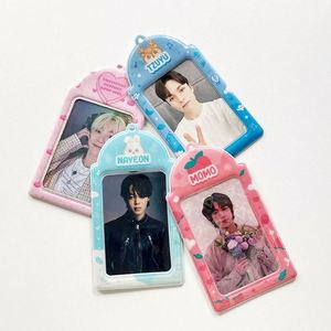 Hot Sales <b>Personalized</b> Bank Holder Plastic Acrylic Cute PVC with <b>Keychain</b> for Kpop Style BK Photo Card Holders - Product Image 1