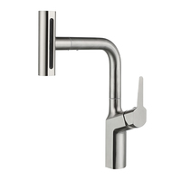 SANIPRO Flexible Fly Rain 4 Fonction Sortie D'eau Pull Out Robinet De Pommeau De Douche 304 En Acier Inoxydable Cuisine Évier Cascade Robinets
