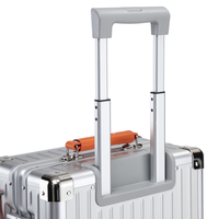 Valise de voyage en alliage d'aluminium durable, bagage de haute qualité avec roulettes à 360° °   Roues pivotantes silencieuses