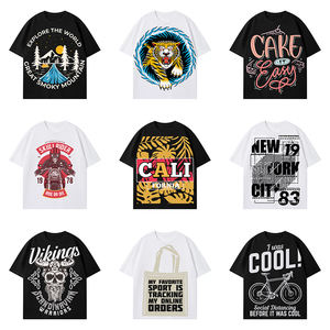 Bekleidungshersteller Kleidung Blanko <span class=keywords><strong>T</strong></span>-Shirts Online-Großhändler Niedriger MOQ Individueller Druck 100% Baumwolle Neuer Stil Bekleidung - Product Image 1