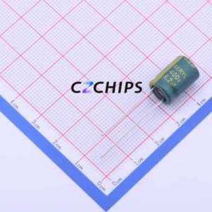 Condensador Electrolítico de Aluminio de Orificio Pasante RC400M8R2LO10*14TH-2A1E, Orificio Pasante, D10xL14mm 8.2uF 20% 400V 5mm - Product Image 1