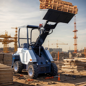 1.5 ton mesin pemindah tanah domestik pemuat Mini Harga bagus pemuat roda Mini untuk dijual - Product Image 4