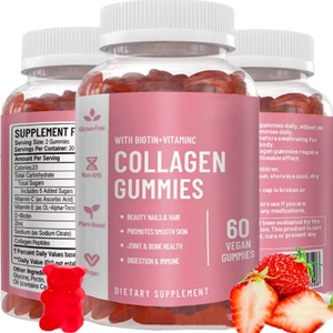 Gommes précieuses de collagène OEM en forme d'étoile et de coeur Supplément de vitamine C pour adultes - Product Image 2