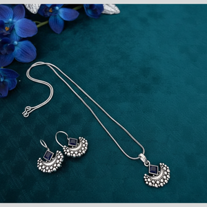 Ensemble de pendentifs en pierre plaquée oxydée Pota Bijoux à la mode pour femmes - Product Image 3