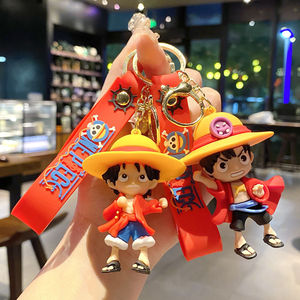 พวงกุญแจอนิเมะวันพีซ ลูฟี่ นามิ ช็อปเปอร์ โซโล ตุ๊กตาติดกระเป๋า ของตกแต่ง - Product Image 2
