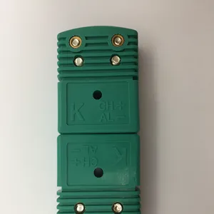 MICC Nylan PA kabuk malzeme yeşil K tipi OM-SC-K-MF(I) Omega termokupl standart konnektör