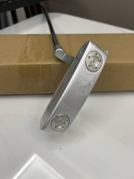Putter de golf en acier inoxydable 304, design OEM unisexe, poignée en caoutchouc pour droitier, durable, utilisé pour le jeu