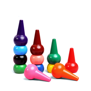 Crayons de couleur BECOL, vente chaude, personnalisés, en forme de doigt, 3D, non toxiques, pour enfants, pour la <span class=keywords><strong>peinture</strong></span> et la coloration, cadeaux pour enfants - Product Image 5