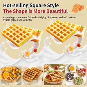 Máquina para Hacer Waffles de Acero Inoxidable con Superficie Antiadherente, Plancha para Waffles de Calentamiento Rápido para Uso Doméstico y en Panaderías - Product Image 6