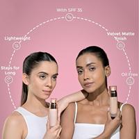 Fond de teint liquide mat à couvrance totale SPF30, contrôle du sébum et longue tenue, avec hydratant et effet éclaircissant pour tous types de peaux