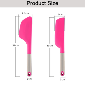 Spatule en silicone multifonctionnelle résistante à la chaleur et antiadhésive de qualité alimentaire pour la cuisine et la pâtisserie - Product Image 2