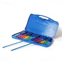 Wholesale Musical Instrument for Toddler Instrumentos Musicales Metal Xylophone 25 Notes Metallophone