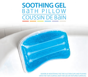 Deluxe Rustgevende Zachte <span class=keywords><strong>Gel</strong></span> Gevulde Spa Bad Kussen met Zuignap - Product Image 6