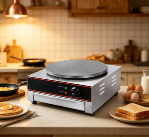 <span class=keywords><strong>Crêpière</strong></span> Électrique Ronde Professionnelle Automatique Grande Capacité pour Restaurant Commercial – Prix Abordable - Product Image 1