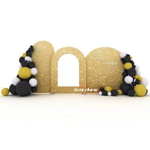 خلفية جدارية مقوسة لتزيين الحفلات، مناسبة لحفلات الزفاف وحفلات استقبال المولود الجديد والحفلات - Product Image 3