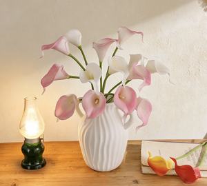 Fleurs artificielles miniatures en PU de haute qualité, effet toucher réel, calla lily, vente en gros pour mariage, Pâques et décoration intérieure - Product Image 2