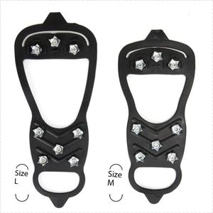 Vente flash - Crampons antidérapants en TPE à pointes pour la glace, durables, pour chaussures et bottes, avec 8 crampons en acier - Product Image 2