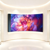 Q1.86 Modul Layar LED Penuh Warna Resolusi 4K Kecerahan 500 cd Layar LED Iklan Pusat Perbelanjaan