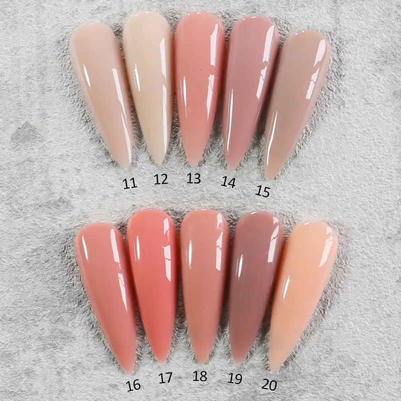 Nagel gel für Nagel verlängerung 30 Farben Nude Builder Liquid Gel Builder in der Flasche