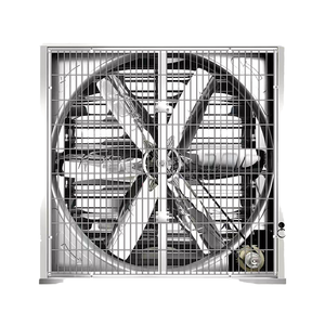 Ventilador de Extracción Industrial con Rodamientos de Bolas de 1270 mm (48 Pulgadas), AC 380V, para Invernaderos, Granjas Avícolas, Uso Pesado en Aves de Corral, Directo de Fábrica - Product Image 2
