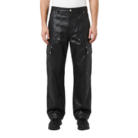 XUFEI OEM Logo personnalisé Fabricant de haute qualité Streetwear Jean cargo en denim 100% coton ciré et délavé pour hommes