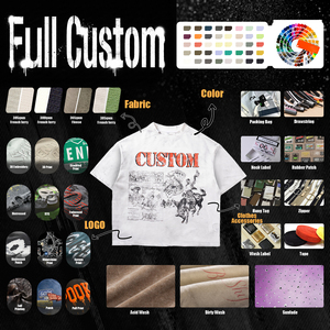 T-Shirt Oversize in Cotone 100% per Uomo, Effetto Lavaggio Vissuto, Personalizzabile, Ecologico, Traspirante, Stampa Digitale - Product Image 5