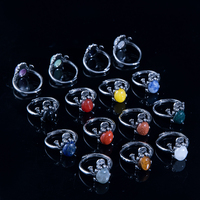Natürlicher Stein Roter Achat Amethyst Tigerauge Retro Jin Chan Stil Verstellbare Kupferringe für Männer Frauen Mode Edelstein-Schmuck