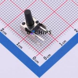 TC-6615Z-11.5-260 Tactile Switch Through hole,7.5x6.2mm Switch Single Pole Single Throw Round Button 2.6N Right Angle Insert - Product Image 1