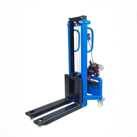 Chariot élévateur sans fil autoporteur léger et détachable, portée 1,2 m - 1,6 m, capacité 300 kg, pour le stockage en entrepôt intérieur