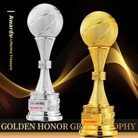 Trophée de compétition extra large pour basketball, football, volleyball, sur mesure, pour les événements sportifs, Village BA Town County Champion MVP Award
