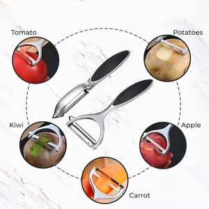 Éplucheur de légumes multifonctionnel en alliage de zinc Éplucheur de pommes de terre et de carottes pour la cuisine - Product Image 1