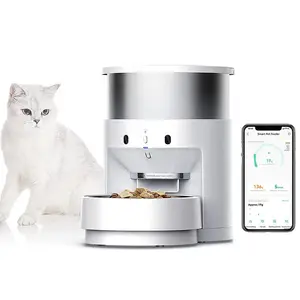 PETKIT FRESH Element 3 Automatic Smart Pet Feeder with 304 stainless Steel & Auto-Rotate Weighing Bowl
