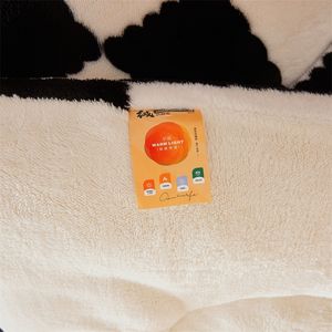 Trapunte in Velluto di Latte Spesso Sherpa, Biancheria da <span class=keywords><strong>Letto</strong></span> Calda Super Morbida, Imbottitura in Poliestere, Coperte per <span class=keywords><strong>Letto</strong></span> <span class=keywords><strong>Matrimoniale</strong></span> Invernale King Size 5KG - Product Image 6