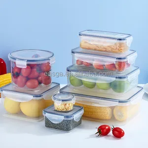 Airtight Bpa Free Storage Food Container Food Safe Container Stackable Plastic Food Container Set