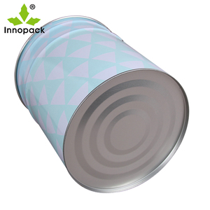 Seau métallique de 18 L avec couvercle, capacité 18 kg, en fer blanc de qualité alimentaire, impression personnalisée, vente directe usine - Product Image 4