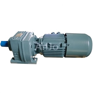 R77 R97 R107 Big Torque 15KW 22KW Serie R 380V 400V Mezclador de reducción de eje coaxial Reductor de velocidad Motor de engranaje helicoidal eléctrico - Product Image 1