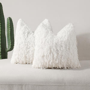 <span class=keywords><strong>Funda</strong></span> de Cojín Nórdica de Estilo Ins, Cuadrada, de Felpa Suave con <span class=keywords><strong>Plumas</strong></span>, para Sala de Estar, Sofá, Moderna, Venta al Por Mayor - Product Image 2