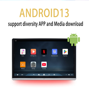 Reproductor de Entretenimiento para Asientos Traseros de 13.3 Pulgadas, 8+128G, Procesador de 8 Núcleos, Pantalla IPS, WiFi Estéreo, 4G, HD, Android 13, Monitor de Reposacabezas para Auto, TV