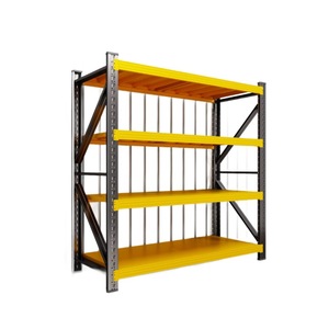 Multilayer Storage <b>Rack</b> 4 Tier Heavy Duty Cold <b>Rolled</b> Steel For Warehouse Garage Basement Factory - Product Image 5