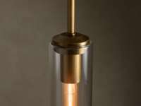 Suspension ronde de luxe moderne américaine en verre cannelé E26, lumière blanc chaud pour îlot de cuisine, bar, évier