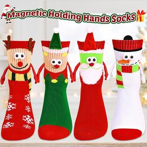 Anpassbare 4 Paare Lustige Weihnachten Magnets ocken Hand halten Paare Männer Frauen Weißer Elefant/Geheime Santa <span class=keywords><strong>Gag</strong></span> Geschenke - Product Image 2