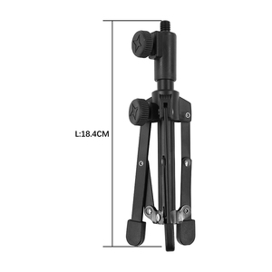 プロとヘビーデューティ調節可能な三脚マイクスタンドスタジオとライブパフォーマンス用に調整 - Product Image 2